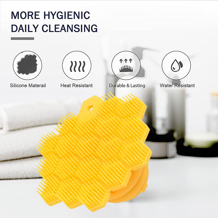 silicone shower brush